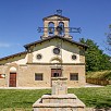 Crocifisso con esterno del santuario dell'icona passatora - Amatrice (Lazio)